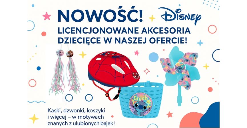Nowość w naszej ofercie – licencjonowane akcesoria rowerowe dla dzieci!