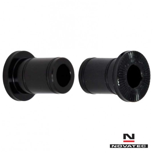 Adaptery p.przód NOVATEC D791SB Alu;9mm;CZARNE -zdjęcie numer 1