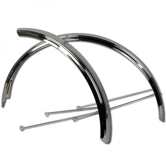 Błotnik kpl. CC-031 26";Stal;58mm;Czarny -zdjęcie numer 1