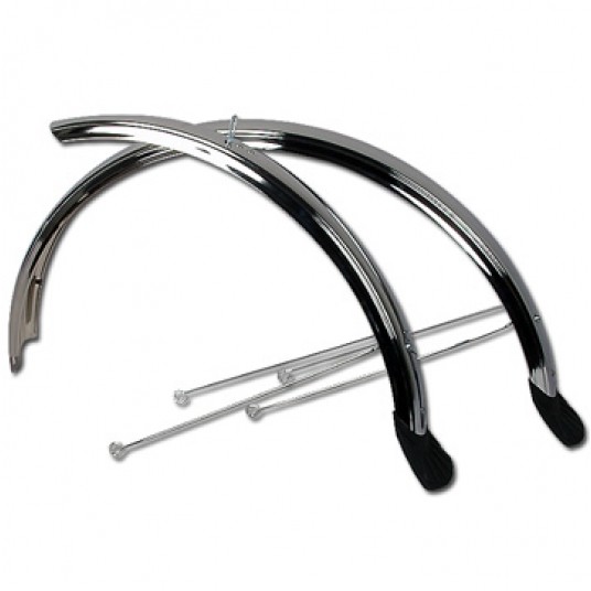 Błotnik kpl. CC-064 26";Stal;58mm;Chlapacz;Czarny -zdjęcie numer 1