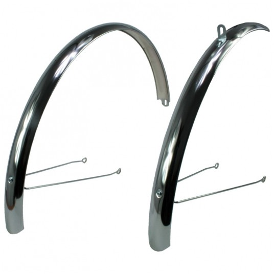 Błotnik kpl. CS011 Stal;28";44x18mm;SREBRNY -zdjęcie numer 1