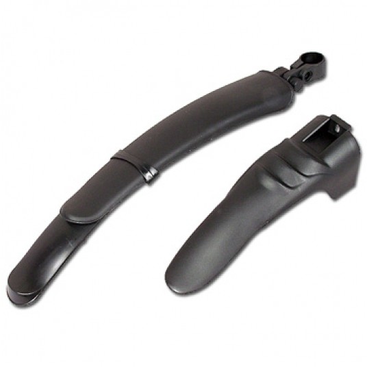 Błotnik kpl. SF-228F/R PCV;20"-26";p/Canti;Czarny -zdjęcie numer 1