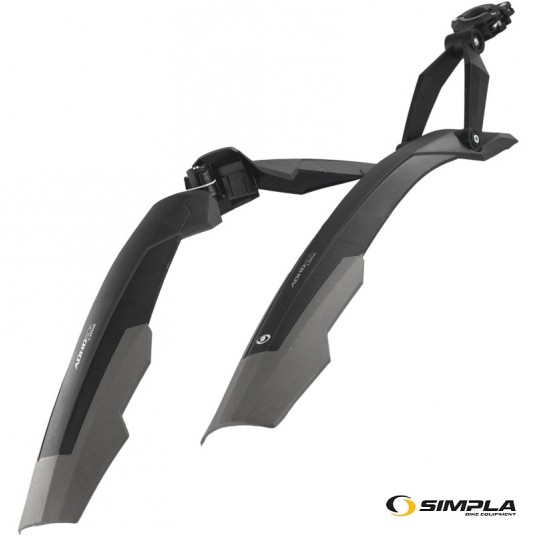 Błotnik kpl. SPL-ADHD Long;PCV;27.5"-29";CZ./TYTAN -zdjęcie numer 1