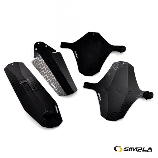 Błotnik kpl. SPL-IQ SDE Uniw.;PP;CZARNO/CZARNE -zdjęcie numer 1