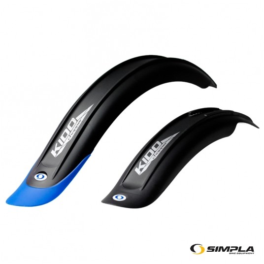 Błotnik kpl. SPL-KIDO SDS 20";PCV;CZARNO/NIEBIESKI -zdjęcie numer 1
