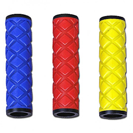 Chwyt HY-306-3 PCV;L:115mm;Czerwono-Czarny -zdjęcie numer 2