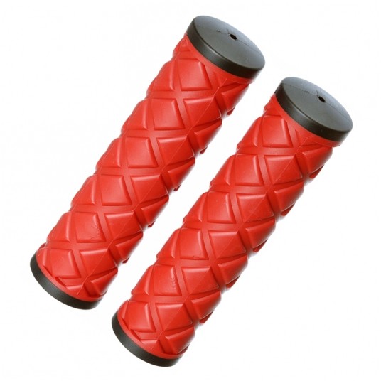 Chwyt HY-306-3 PCV;L:115mm;Czerwono-Czarny -zdjęcie numer 1