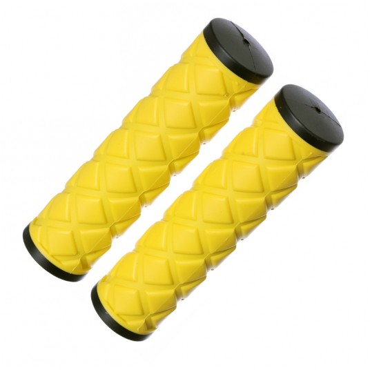 Chwyt HY-306-3 PCV;L:115mm;Żółto-Czarny -zdjęcie numer 1