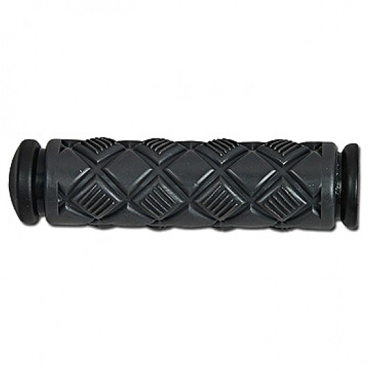 Chwyt HY-366-3 PCV;L:125mm;Szaro-Czarny -zdjęcie numer 1