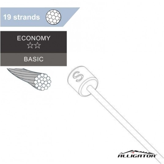 Cięgno przerz. CP-19S Galw.;2.0m;SH;5szt -zdjęcie numer 1