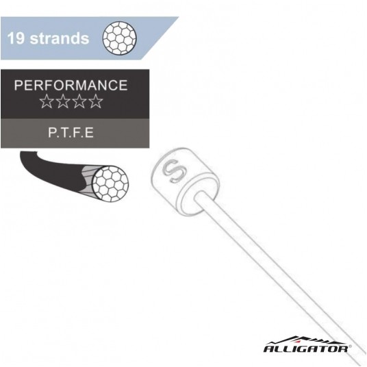 Cięgno przerz. CP-19S Nierdz.;PTFE;2.3m;SH -zdjęcie numer 1