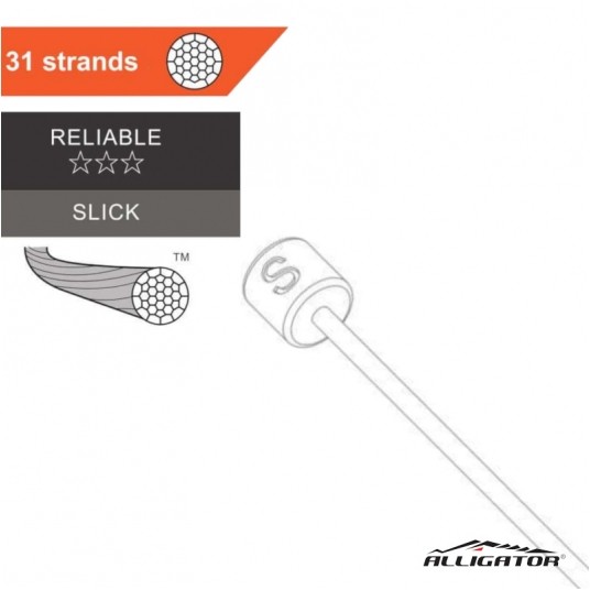 Cięgno przerz. CP-31S Nierdz.;Slick;2.0m;SH -zdjęcie numer 1