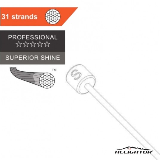 Cięgno przerz. CP-31S Nierdz.;Sup.Shine;2.0m;SH -zdjęcie numer 1