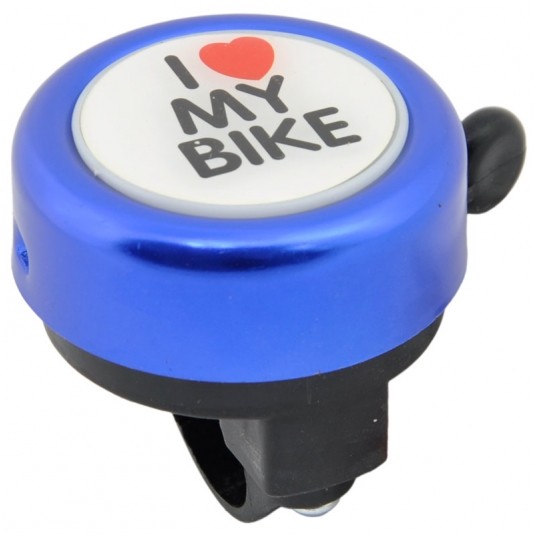 Dzwonek DZ008 Alu/PVC;54mm;NIEBIESKI -zdjęcie numer 1