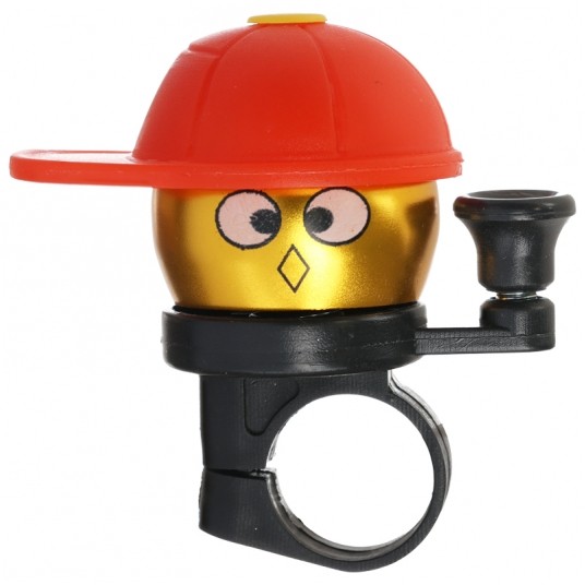 Dzwonek DZ011 Alu/PVC;CZAPECZKA;GD/RD -zdjęcie numer 1