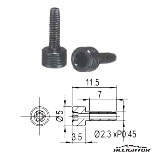 Igła przew.hydr HCP03AV Miedź;5szt -zdjęcie numer 1