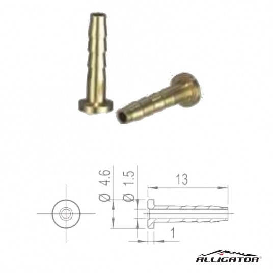Igła przew.hydr HCP03SH Mosiądz;10szt -zdjęcie numer 1