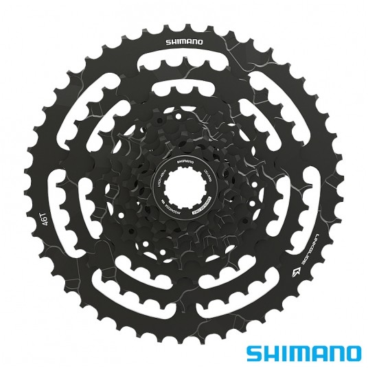 Kaseta 9S CS-LG300 11-46T;Shimano;LINKGLIDE;BOX -zdjęcie numer 1