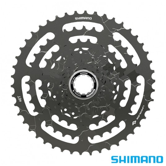 Kaseta 9S CS-LG400 11-46T;Shimano;LINKGLIDE;BOX -zdjęcie numer 1