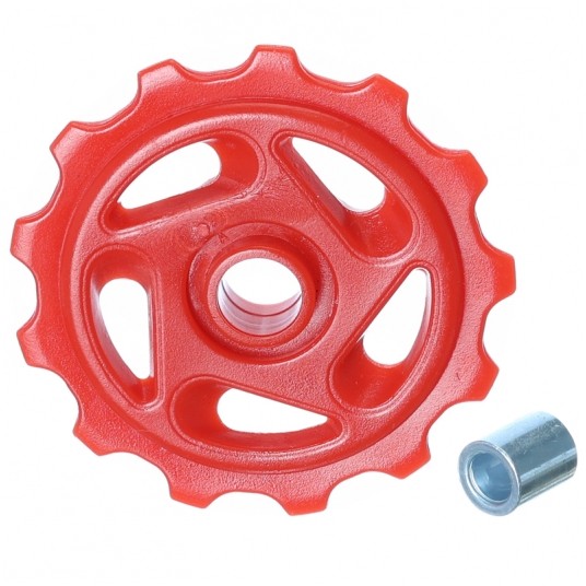 Kółko przerzutki KPT003 PCV;13T;Czerwone -zdjęcie numer 1