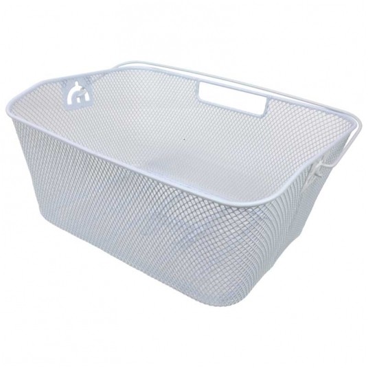 Koszyk HT-017 Tył;Stal;n/Bagażnik;Biały -zdjęcie numer 1