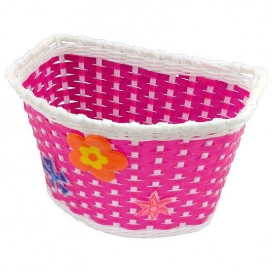 Koszyk KP175040 Przód;PVC;n/Kier.;Dziec.;RÓŻ -zdjęcie numer 1