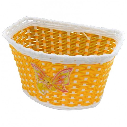 Koszyk KP175040 Przód;PVC;n/Kier.;Dziec.;ŻÓŁTY -zdjęcie numer 1