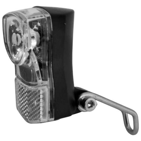 Lampa przód XC210 1W LED;7lux;IPX3;n/Bat.;CZARNA -zdjęcie numer 1