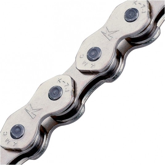 Łańcuch KMC K1N 1/2"x3/32";100og;BMX;SREBRNY;BOX -zdjęcie numer 1