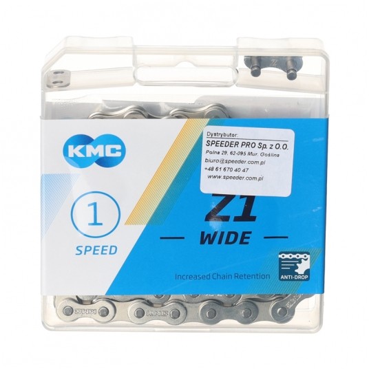 Łańcuch KMC Z1 1/2"x1/8";112og.;1s.;SR;BOX -zdjęcie numer 2