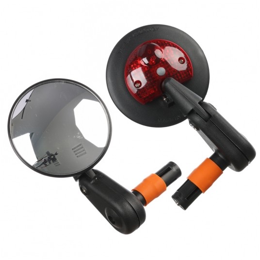 Lusterko DX-2002BF Okrągłe;3";Wypukłe;LED;w/Kier. -zdjęcie numer 1