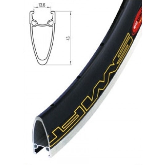 Obręcz Alu 28" J13DT 13.6x43mm;36H;SR -zdjęcie numer 1