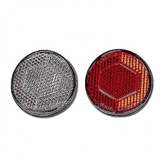 Odblask kpl. TF-203 Okrągły;P-Biały/T-Czerwony -zdjęcie numer 1