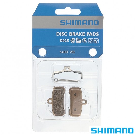 Okładziny ham.tarcz. SHIMANO D02S Metaliczne -zdjęcie numer 1