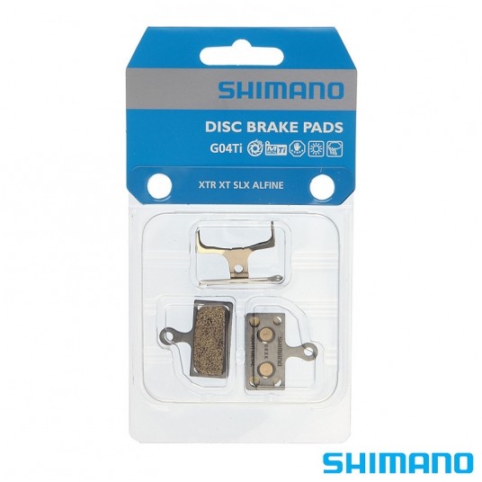 Okładziny ham.tarcz. SHIMANO G04TI Metaliczne -zdjęcie numer 1