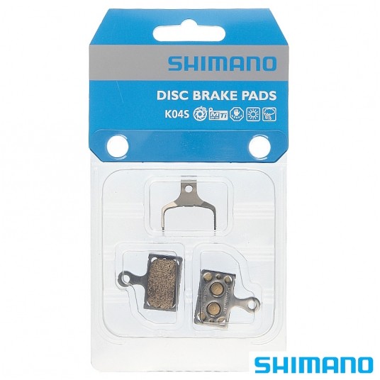 Okładziny ham.tarcz. SHIMANO K04S Metaliczne -zdjęcie numer 1