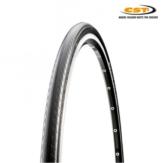 Opona CST C1390 700x25C;Szosa;Czarna -zdjęcie numer 1