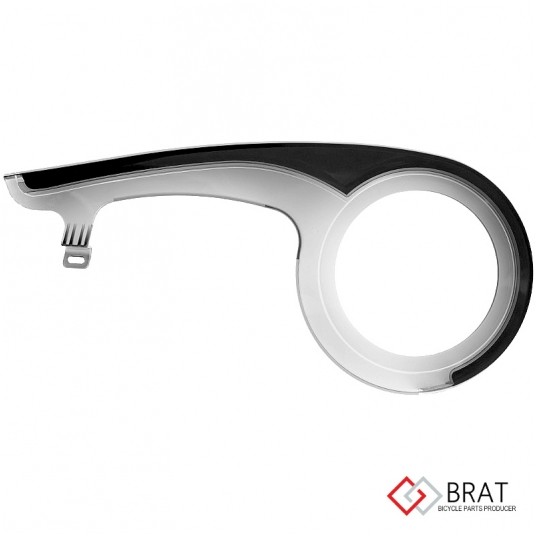 Osłona łańc. BRT-PUMA PC/ABS;48T;Czarna/Przeźr. -zdjęcie numer 1