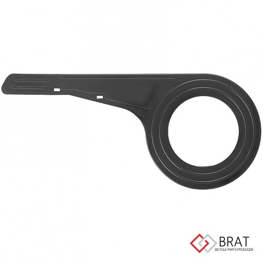 Osłona łańc. BRT-TURING PVC;48T;Dług.520mm;Czarna -zdjęcie numer 1