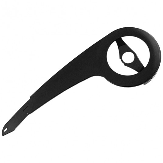 Osłona łańc. SP-38C-1 PCV;38T;Otw.120mm;CZARNA -zdjęcie numer 1