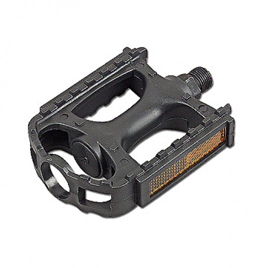 Pedał FP-806 PCV;Oś9/16";KK;Odblaski;CZARNY -zdjęcie numer 1