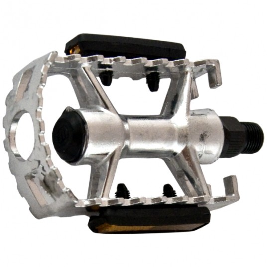 Pedał FP-961 Alu;Oś9/16";KK;Odblaski;SREBRNY -zdjęcie numer 2