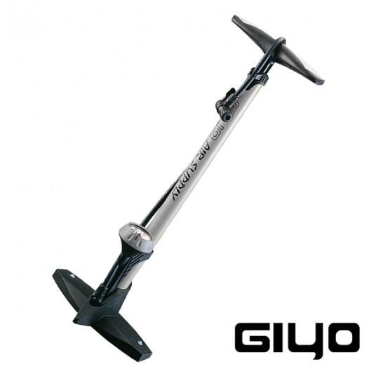 Pompka GIYO GF-55P Stojąca;Stal/PCV;Manometr;AV/DV -zdjęcie numer 1