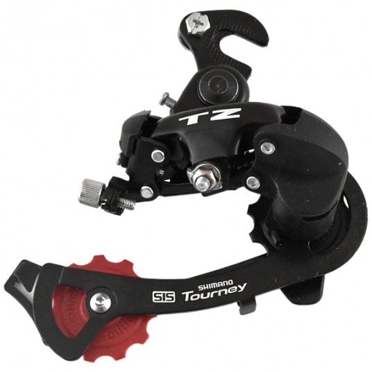 Przerz. tył RD-TZ500 6s;Hak;GS;Shimano;CZARNA -zdjęcie numer 1