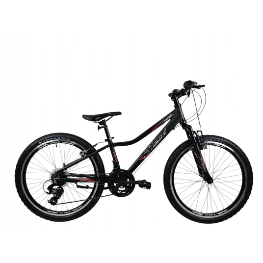 Rower 24" ASTIN Alu;3x7s;VB CZ/RD -zdjęcie numer 1