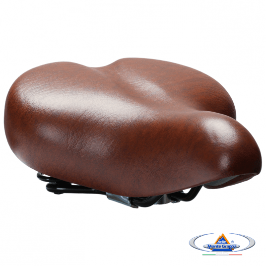 Siodło 061 AMERICA 265x215mm;Sprężyny;Brązowe -zdjęcie numer 5