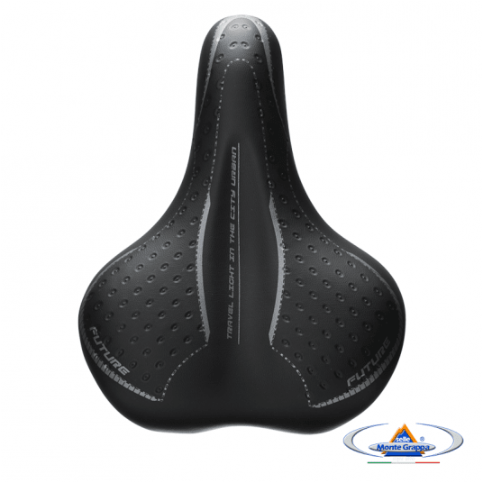 Siodło 1900 FUTURE Damskie;250x190mm;Sprężyny;Czarne -zdjęcie numer 3