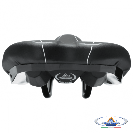 Siodło 3021 BORA 275x145mm;Czarno/Srebrne -zdjęcie numer 6