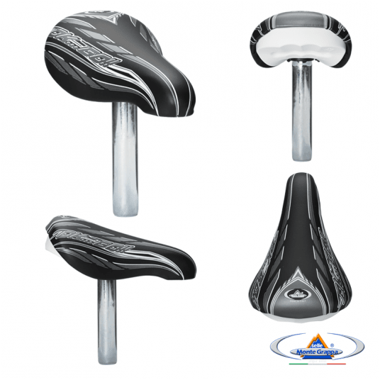 Siodło 451 OK GO Dziec.;210x120mm;Wsp.25.4mm;Czarno/Szare -zdjęcie numer 1