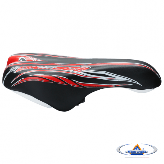 Siodło 996 OK GO Dziec.;220x145mm;Jarzmo;Czarno/Czerwone -zdjęcie numer 4